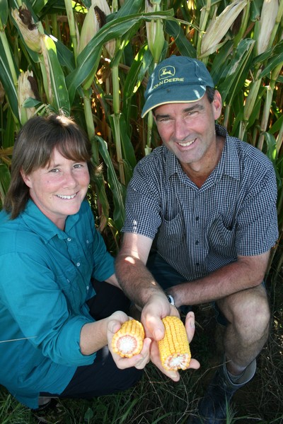 Sue and Mike Visser, who have been involved in the maize effluent trials.  Mike will be attending the workshop.